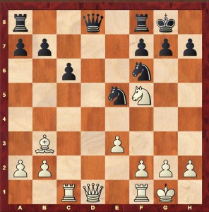 Alekhine-Lasker Zurich 1934 after White's 17th move
