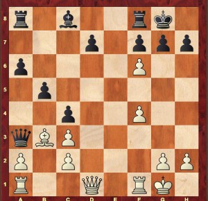 The position after Black's 15th move